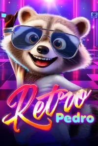 Retro Pedro slot logo